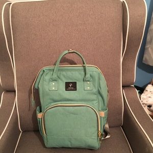 Backpack diaper bag
